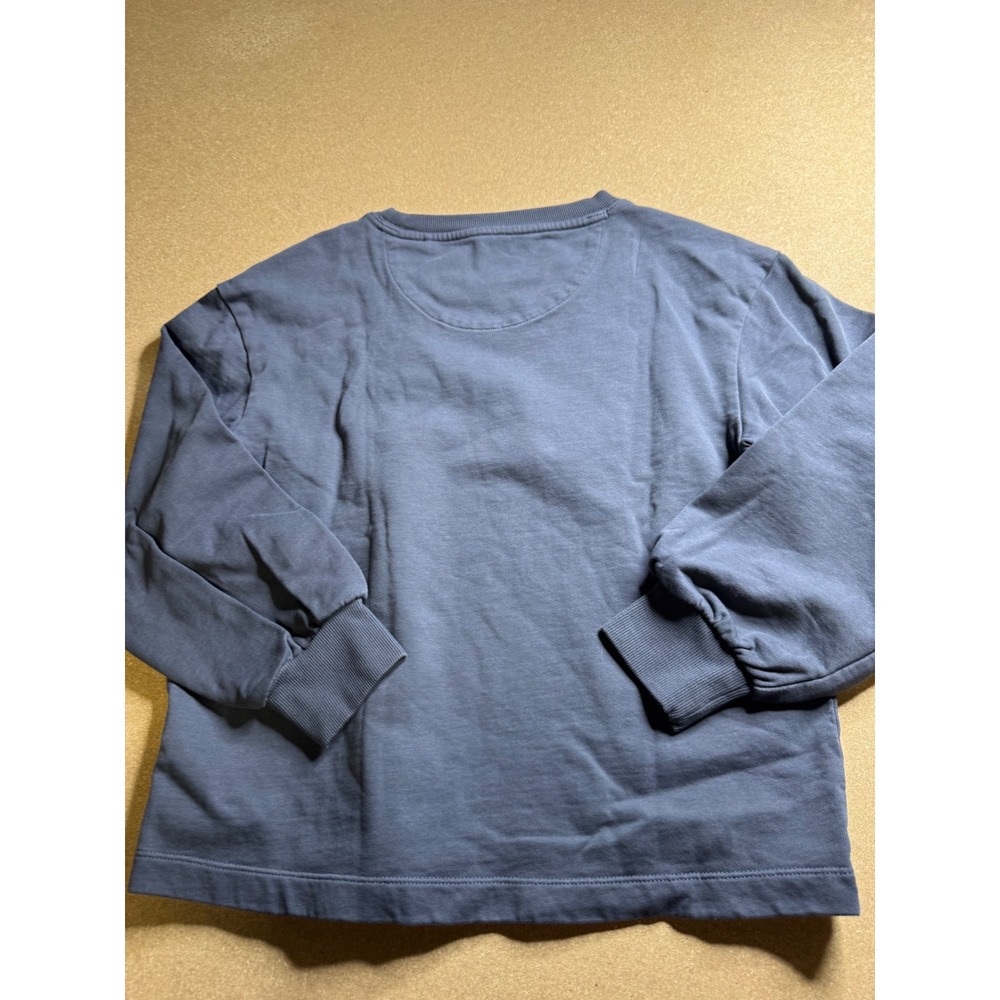 Patagonia Organic Cotton Crewneck Sweatshirt Blue XS Regenerative Pilot Cotton - Picture 4 of 8